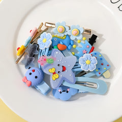 14pcs Girls Hair Clip Cartoon Hairpin Side Clip Hair Accessories Children's Gift