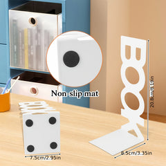 4pcs Book Stands Desktop Organizer For Books Movies CDs Video Games