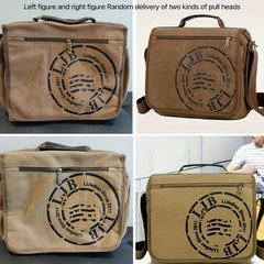 Retro Dirty Resistant Messenger Bag Large Capacity Canvas Shoulder Bag