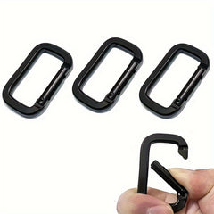 10pcs Aluminum Square Buckle Bag Backpack Outdoor Camping Hiking Travel
