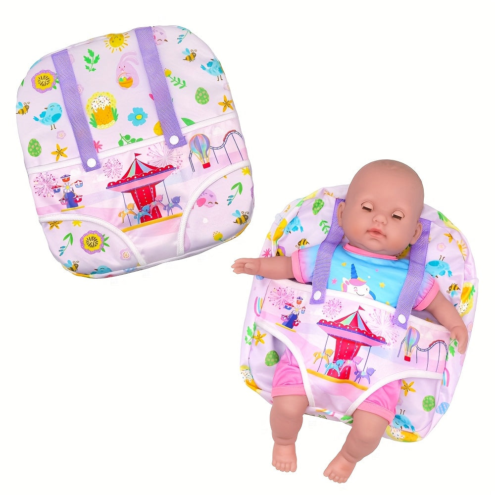 Small Backpack for 18 Inch Dolls, Toy Accessory Set