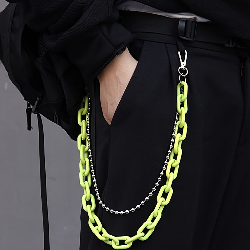Punk Style Gothic Chain Decorative Pant Chain Resin Hip Hop Jeans Chain