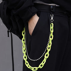 Punk Style Gothic Chain Decorative Pant Chain Resin Hip Hop Jeans Chain