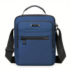 Men's Solid Shoulder Bag Crossbody Bag Multifunctional Diagonal Shoulder Bag