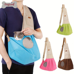 Dog Cat Backpack Travel Bag Portable Shoulder Bag Pet Crossbody Bag