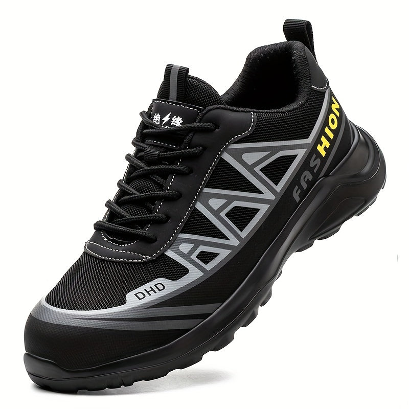 Men's Steel Toe Work Safety Boots Anti-smash Anti-stab Shoes
