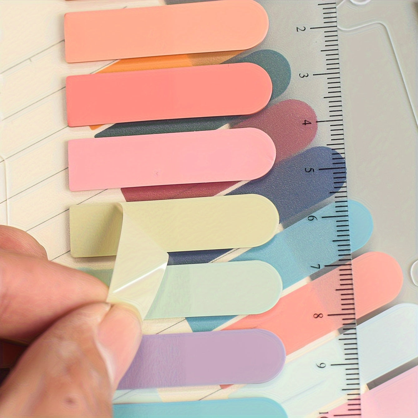 6 Styles Card PET Sticky Notes 200 Index Stickers Per Style 1 Set