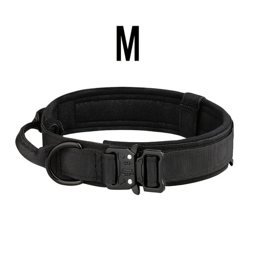 Adjustable Military Dog Collar for Large Dogs