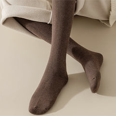 Thick & Warm Calf Socks College Style Knee High Socks Women's Stockings