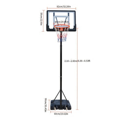 Leisure Basketball Rack Indoor/Outdoor Basketball Frame Training Shooter
