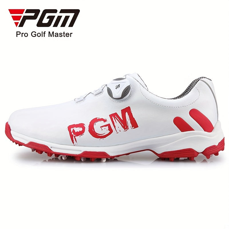 PGM Men's Spiked Golf Shoes Breathable Non Slip