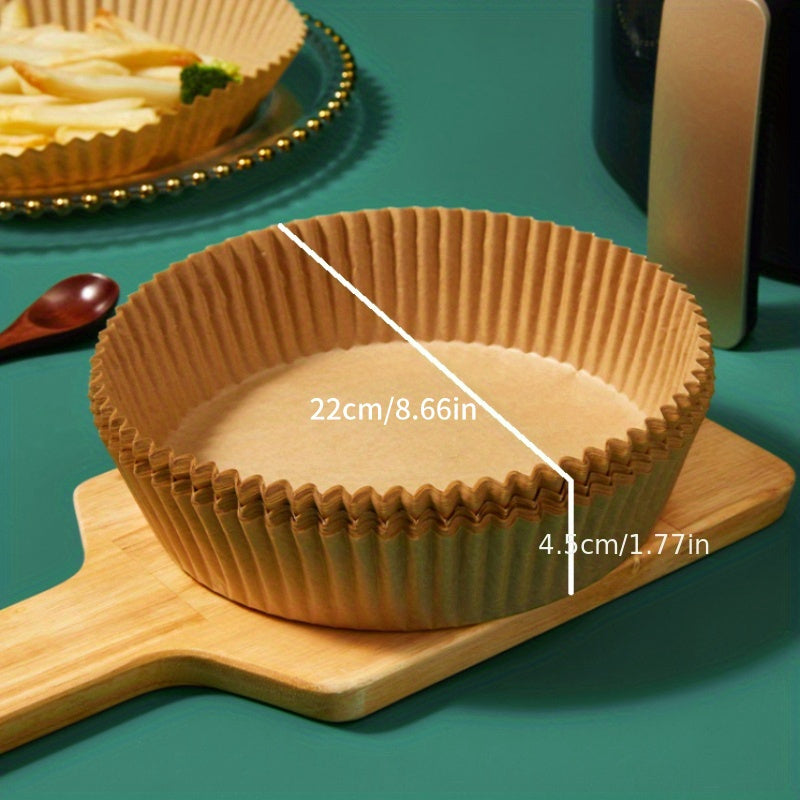 50pcs Air Fryer Special Liners Reusable Baking Paper Thick Mat Household Tools