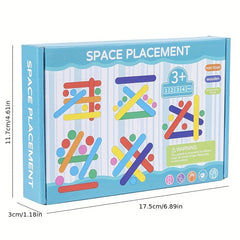 Rainbow Stick Education Puzzle Toy Addition Subtraction Training Set