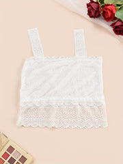 Jacquard Lace Tank Bra Seamless Wireless Bra