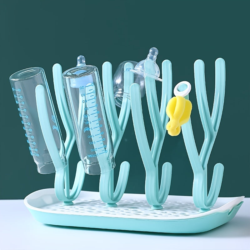 Baby Bottle Drain Rack - Drying & Storage All in One