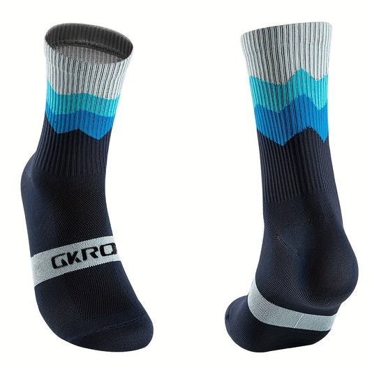 Compression Crew Socks Non Slip Moisture Wicking Nylon Blend Sports Socks