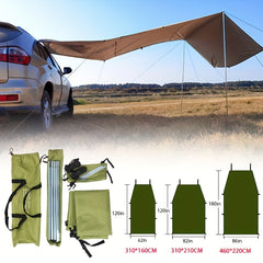 Car SUV Side Sun Shelter Canopy Anti UV Waterproof Awning
