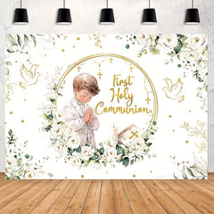 Vinyl Baptism Backdrop Portrait Photography
