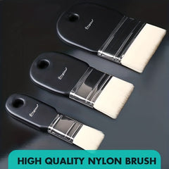 Nylon Hair Brush Flat Headed Painting Brush Pigment Brush