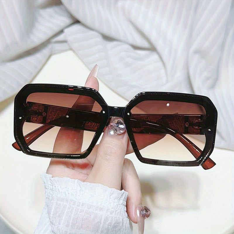 Large Square Sunglasses Anti Glare UV400 Sun Shades