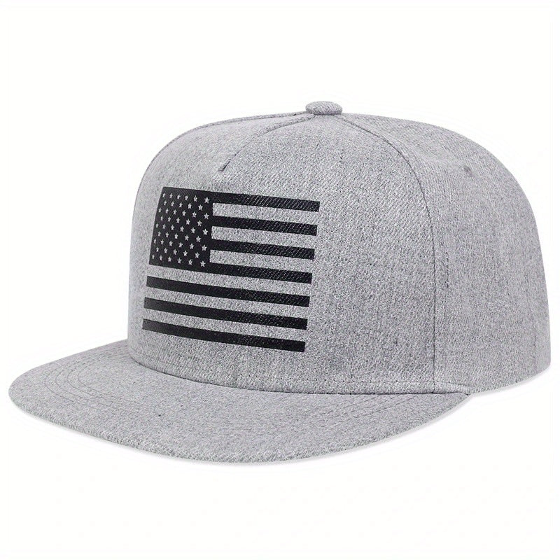 Men's American Flag Baseball Cap Adjustable Casual Hat Spring Autumn Summer