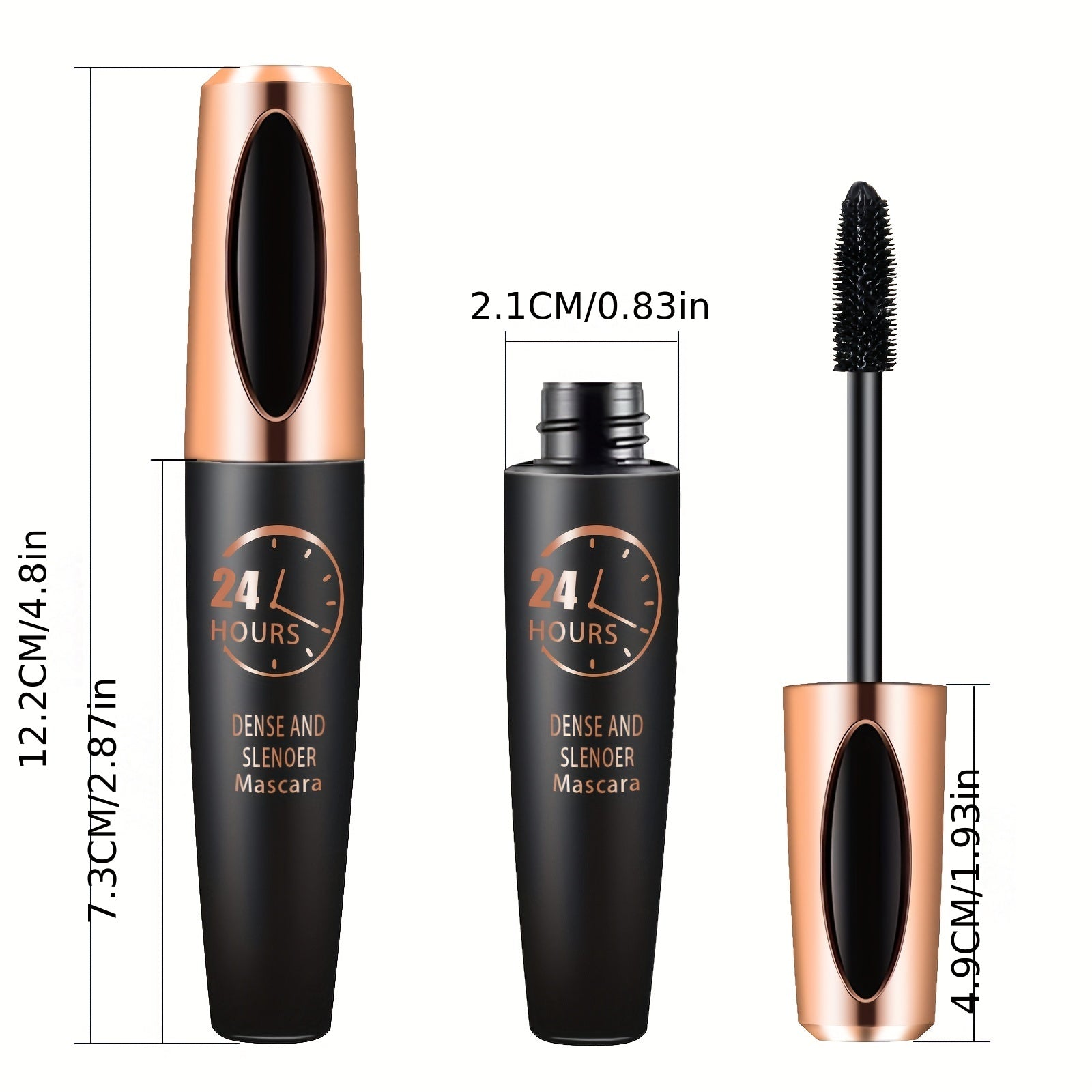 4D Silk Fiber Lash Mascara Intense Volumizing & Lengthening Waterproof