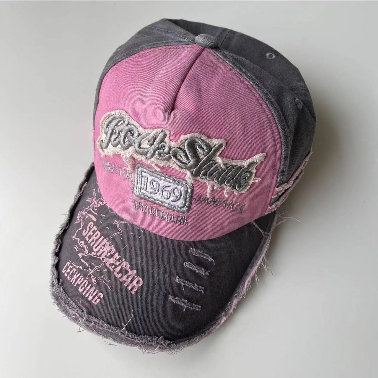 Men's High Letters Embroidered Baseball Cap Snapback Hip hop Cap
