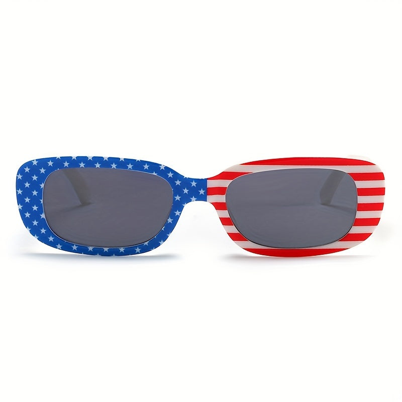 Flag Patterned Driving Glasses Sun Protection Fishing Sunglasses