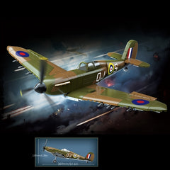682pcs Military Airplane Model Building Blocks Toy Vintage Fighter Plane