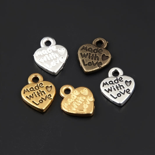 Butterfly Heart Charms DIY Jewelry Making for Bracelets Necklaces Earrings