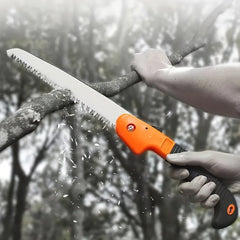 Mini Hand Saw Foldable Handle Camping Hiking Garden Pruning