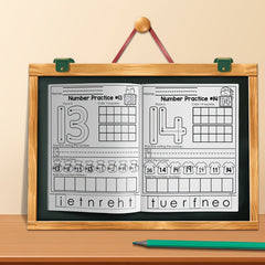 Kindergarten Math Workbook Learn Numbers 11-20 with Activities