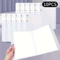 10pcs File Manager Document Organizer Exam Paper Storage Folder