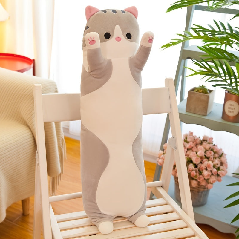 Cartoon Cat Plush Toy Long Cat Doll Sleeping Pillow Doll Gift For Children