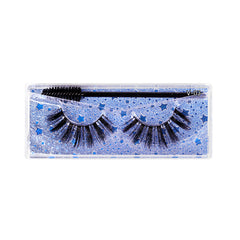 15mm Natural 3D False Lashes Pack with Brush