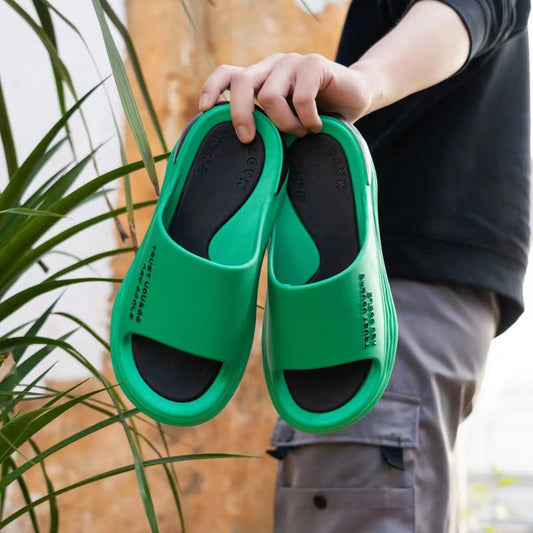 Men's PVC Soft Outdoor Sports Slippers