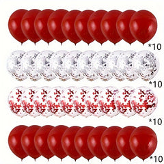 12 inch Latex Sequin Balloon Set for Birthday Wedding Party
