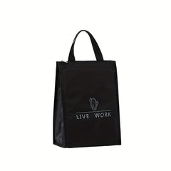 Fashionable Handbag Lunch Bag with Ice Pack Insulation