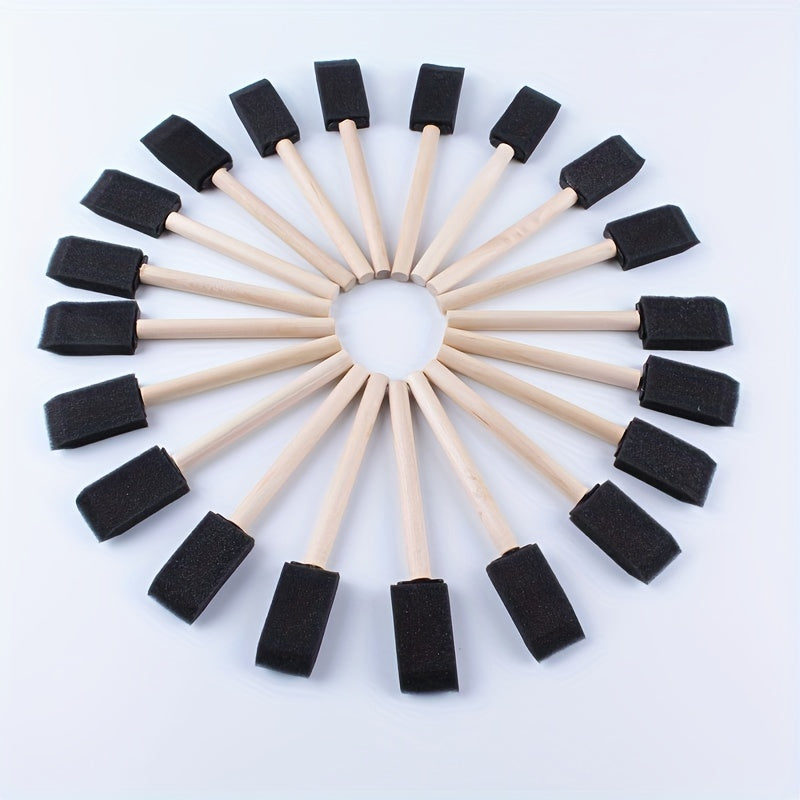 20 Foam Paint Brushes for Painting and Staining
