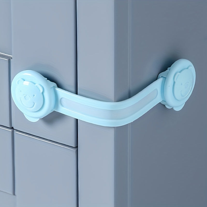 Baby Anti-pinch Long Strip Safety Lock Soft Rubber Lock Buckle