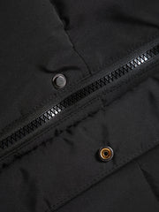 Men's Padded Hooded Coat Warm Windproof Jacket Winter