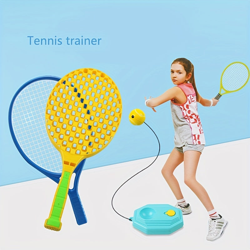 Tennis Trainer Rebound Balls with Elastic Rope Base