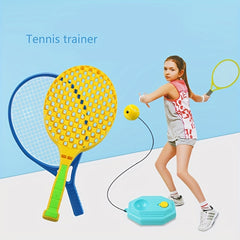 Tennis Trainer Rebound Balls with Elastic Rope Base