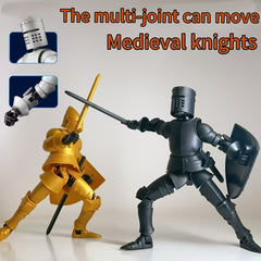 Mechanical Medieval Knight Toy Model Kit with Accessories
