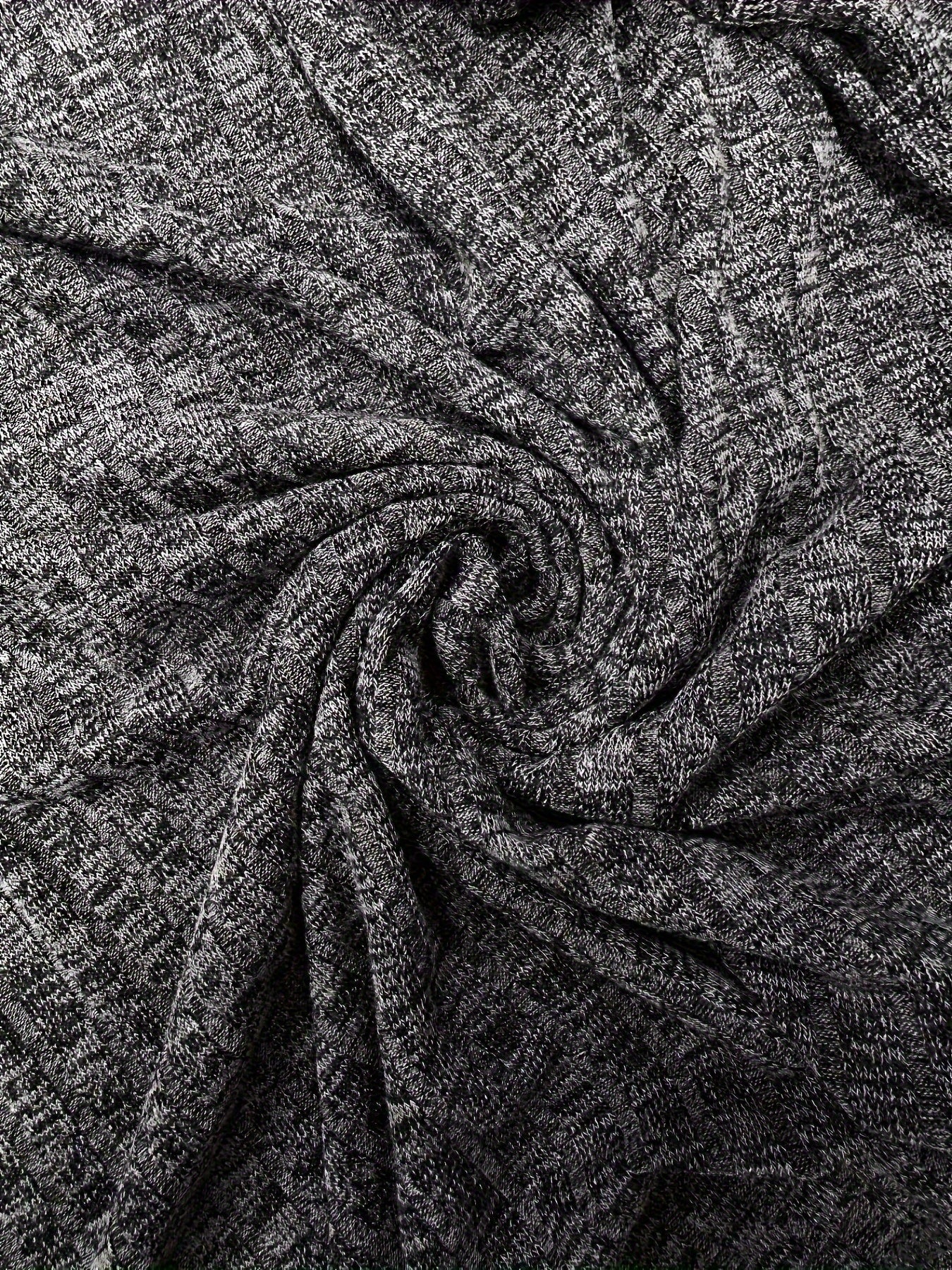  Solid Long Sleeve Ribbed Knit Top