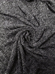  Solid Long Sleeve Ribbed Knit Top