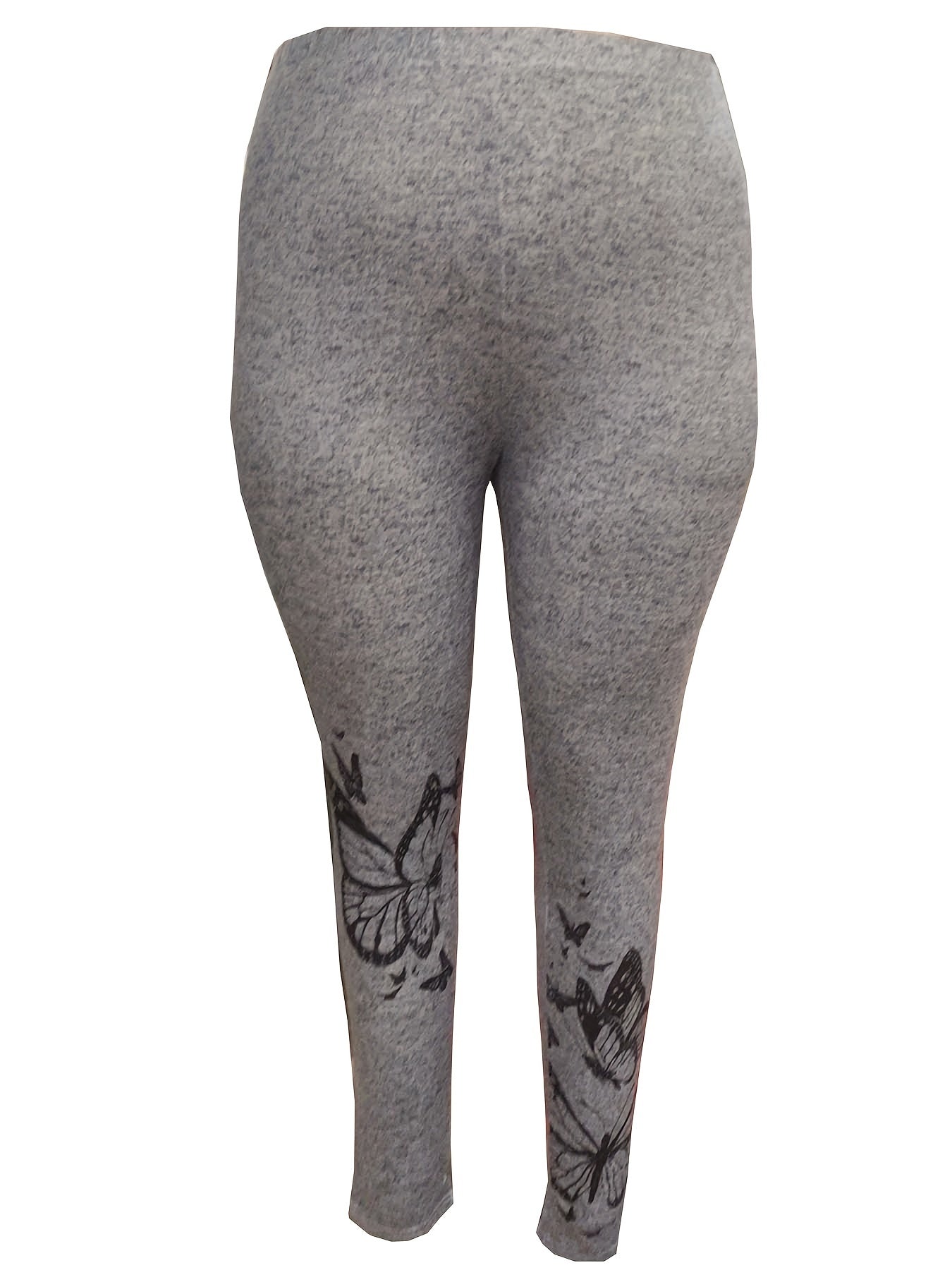  Casual Butterfly Print Skinny Leggings