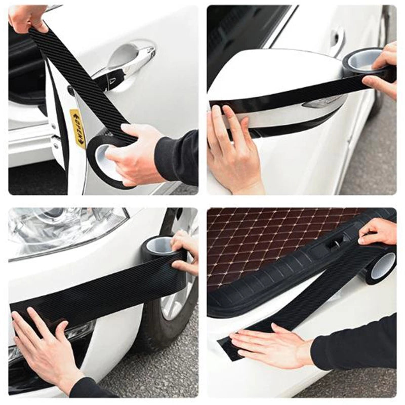 5M Carbon Fiber DIY Threshold Film for Car Protection