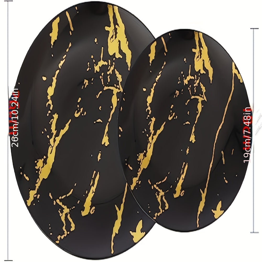 60pc Golden Disposable Plates for Halloween Thanksgiving Christmas