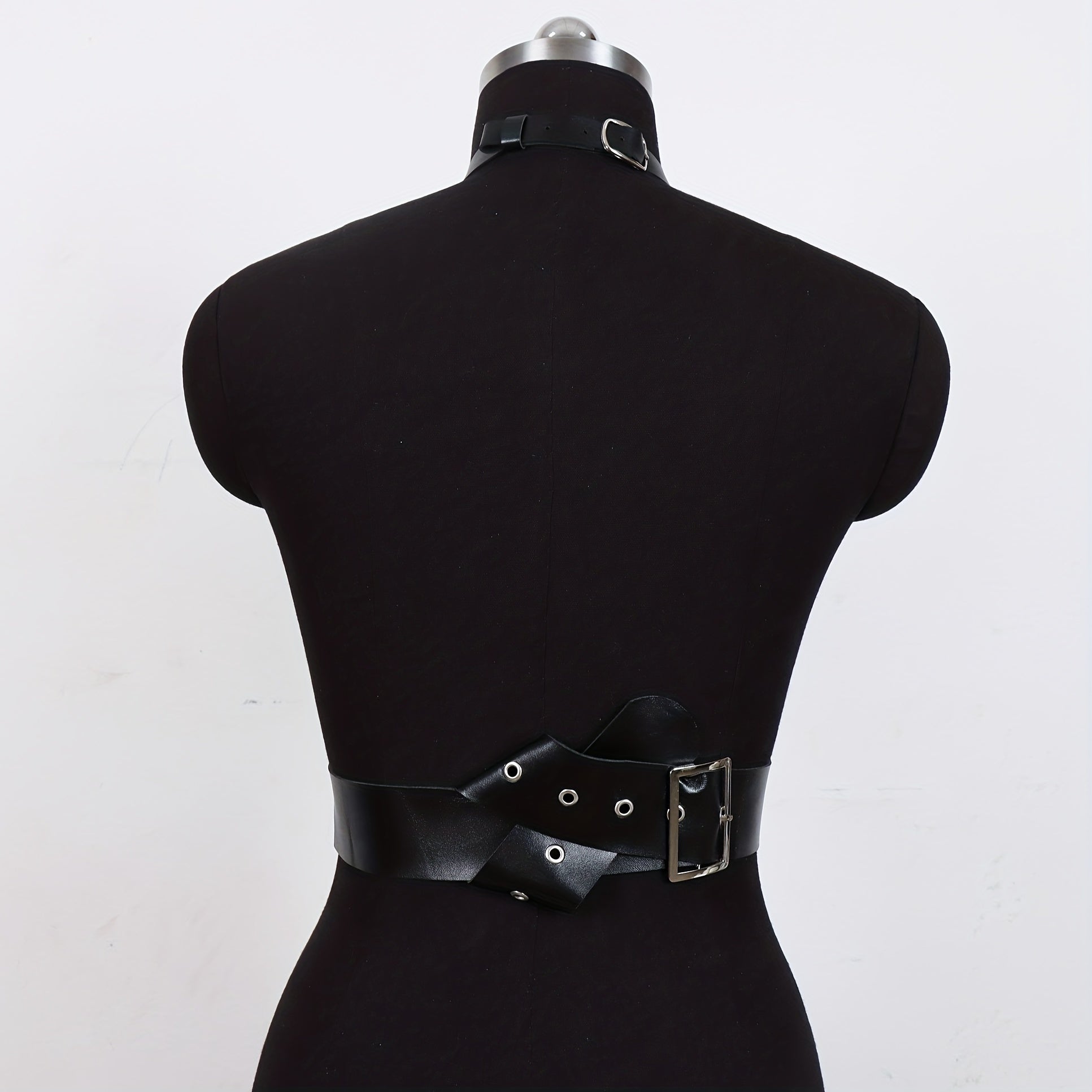 Studded Harness Belt Punk Adjustable Corset Belt For Women